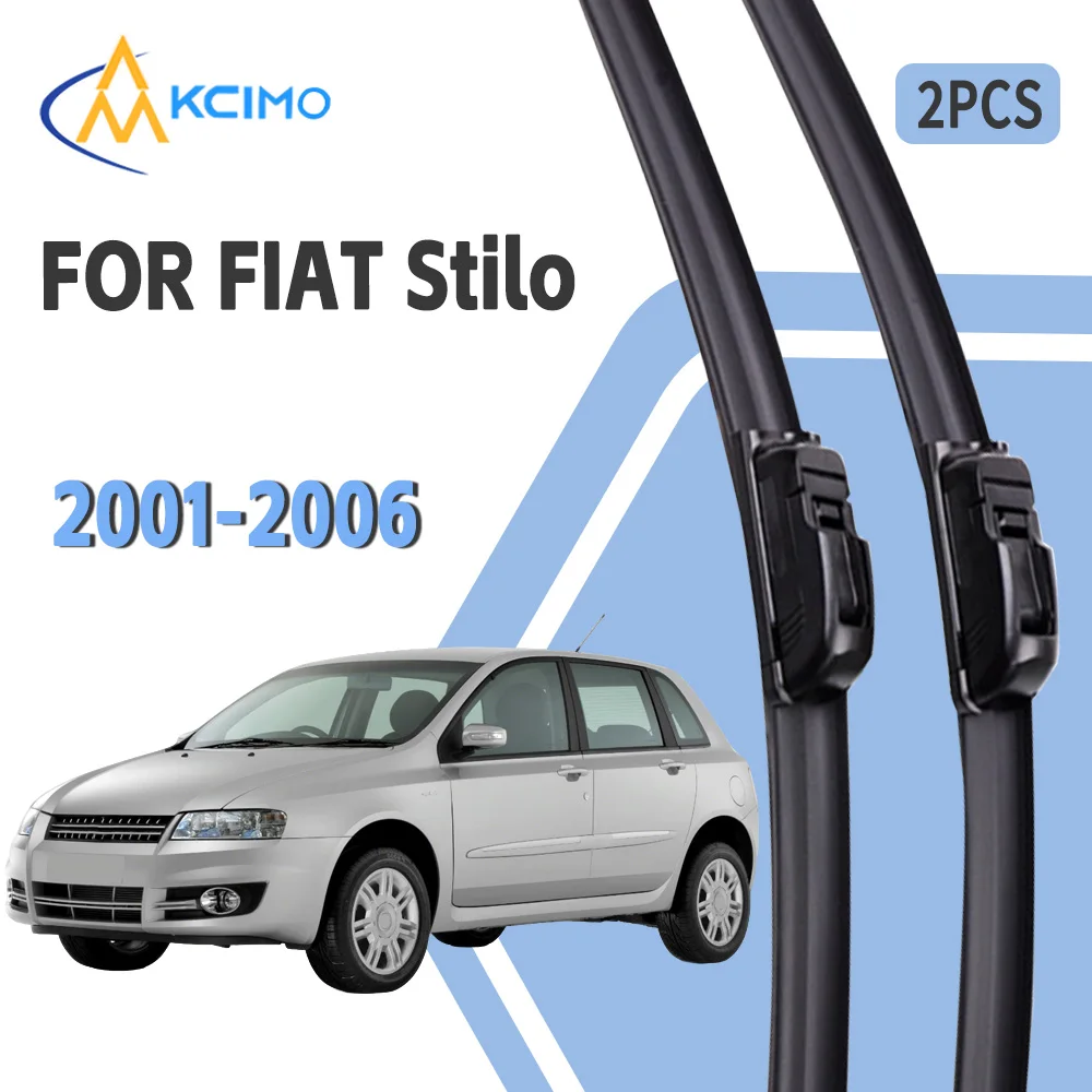 

Rubber Strip Car Windshield Wiper Blade For FIAT Stilo 2001-2006 U Type Car Wiper High Clear Easy Installation All Seasons