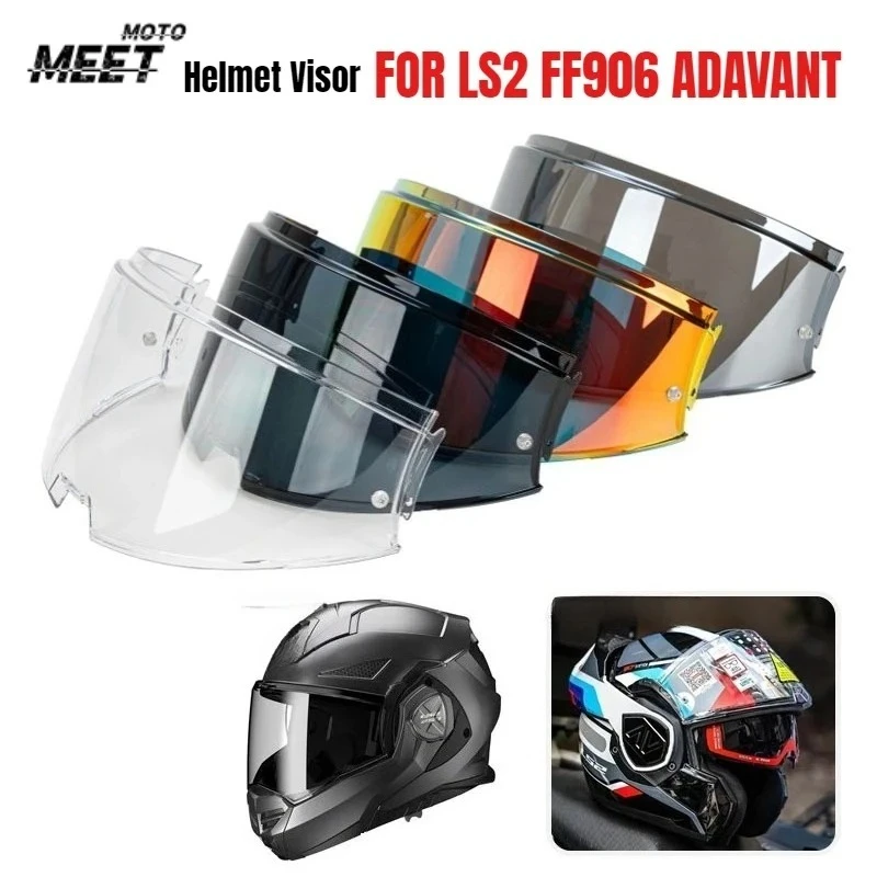 Motorcycle Helmet Visor for LS2 FF906 LS2 ADAVANT Anti-UV Dustproof Helmet Lens Helmet Accessories Sunglasses Visière Moto