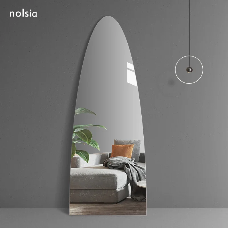 Specchio moderno da parete Estetico Full Body Art Nordic Luxury Long Funky Grande specchio Irregolare portatile Espelhos Decorazioni per la casa