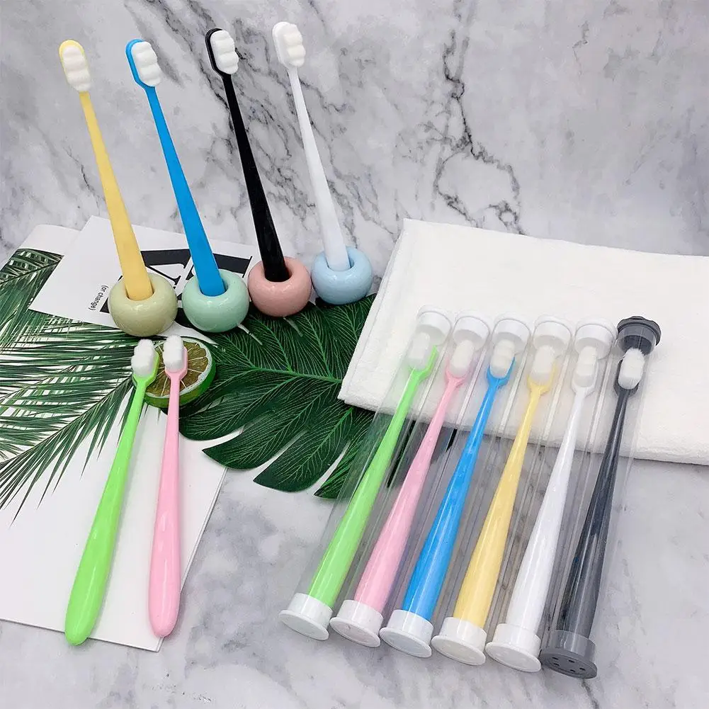 Adult Soft Toothbrush Gingiva Fine Soft Toothbrush K2E9 Store Toothbrush Cotton Department Guest Soft Supermarket Home F9C0