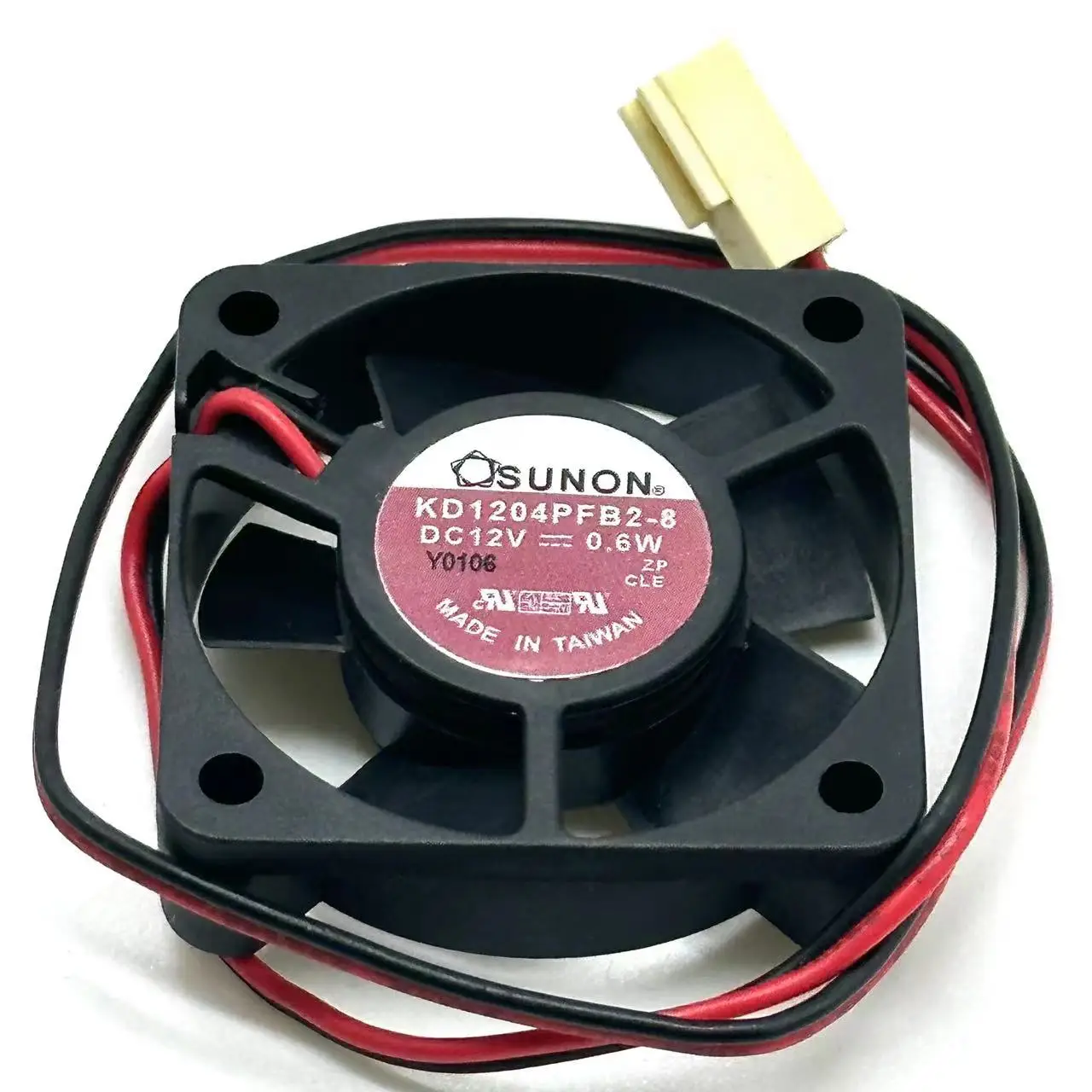 

SUNON KDE1204PFB2-8 DC 12V 0.60A 2-Wire 40x40x10mm Server Cooling Fan