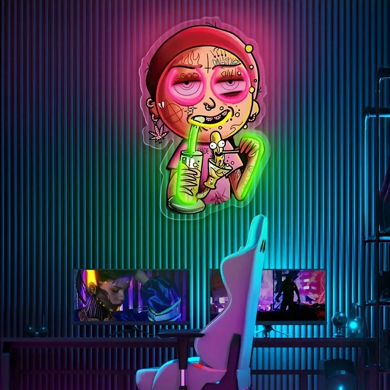 comedy-characters-electric-neon-customizable-dimmable-lde-wall-decorative-lights-for-bedroom-bar-party-club-hote