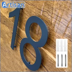 20-25 CM Outdoor House Number Stainless Steel Digital Exterior House Number Numbers Signs Address Plate Name Plate Custom Sign