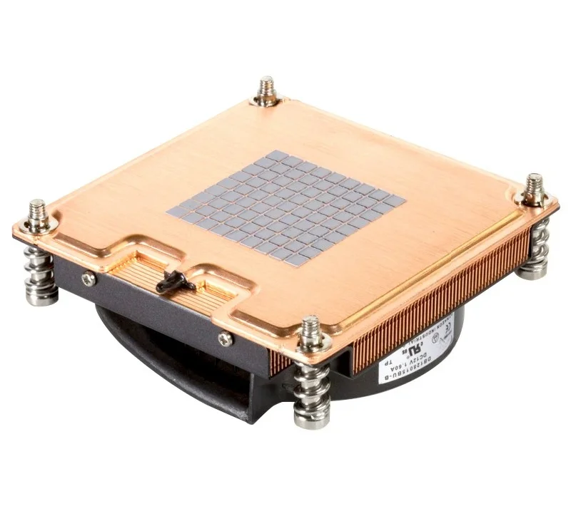 R16 1U Server CPU Cooler for LGA2011/2066 – ITX Low-Profile Vapor Chamber Heatsink with PWM Fan