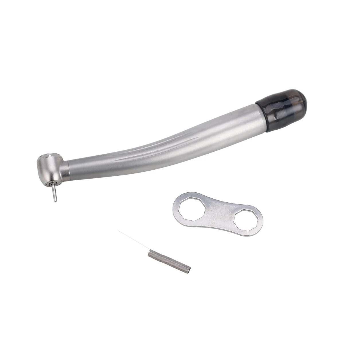 AZDENT Dental-Hochgeschwindigkeitshandstück, Keramik-Kugellager, Spray, sauberes Kopfsystem, Standardkopf-Druckknopf, 4 Löcher – Detail 2