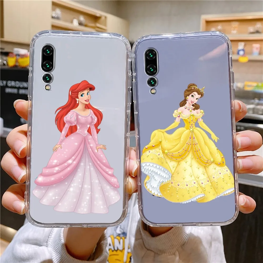 Disney Princess Phone Case For Xiaomi 11 Redmi Note 11 5G 8T 9A 9 10T Note8Pro Note9 12SUltra Transparent Case