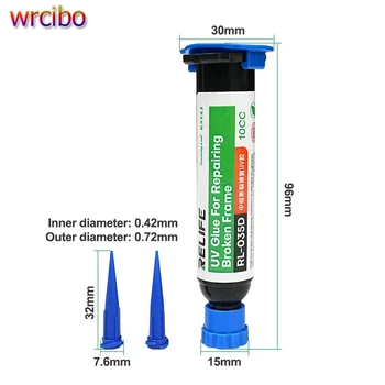 RELIFE RL-035D telefon tamir kırık çerçeve UV tutkal güçlü yapışma ve yüksek sertlik, beyazlatma onarım araçları olmadan hızlı kür