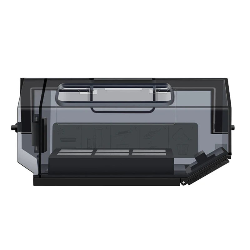 Kotak Debu dengan 2 Filter untuk Ecovacs Deepot X5/X5 PRO Robot Penyedot Debu Aksesori Suku Cadang Pengganti Kotak Debu Sampah