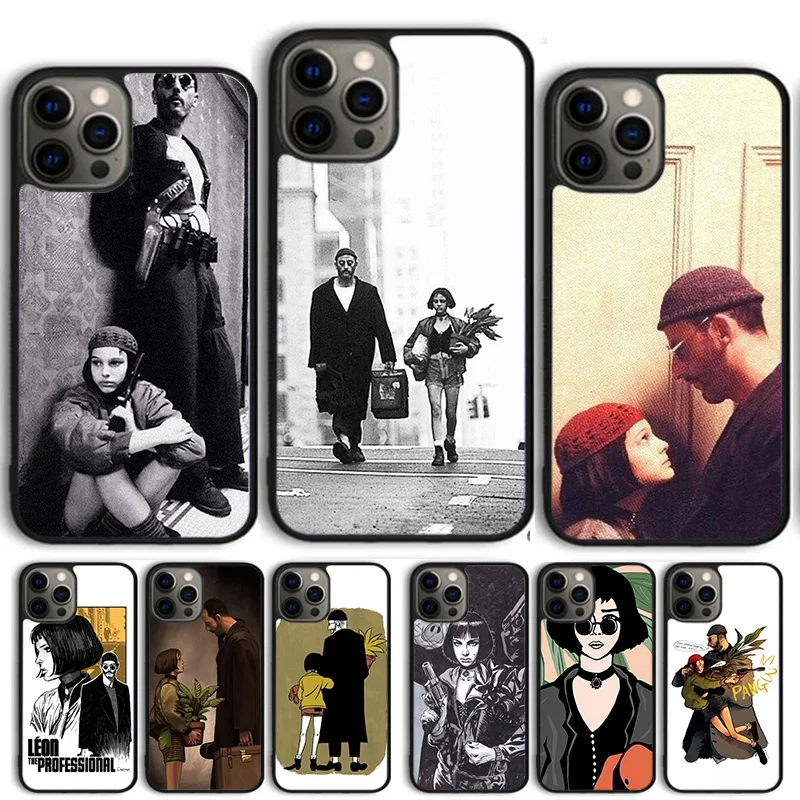 Leon Matilda Natalie Portman Phone Case For iPhone 14 15 16 13 12 Mini Max Cover For Apple 11 Pro Max 8 7 Plus SE2020