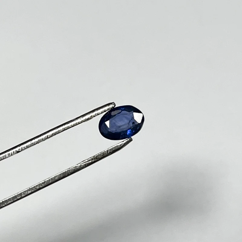 VANTJ Natural Sapphire Loose Gemstone Oval Cut 4*6mm for Silver Gold Mounting DIY Decoration Fine Jewelry - Image 3