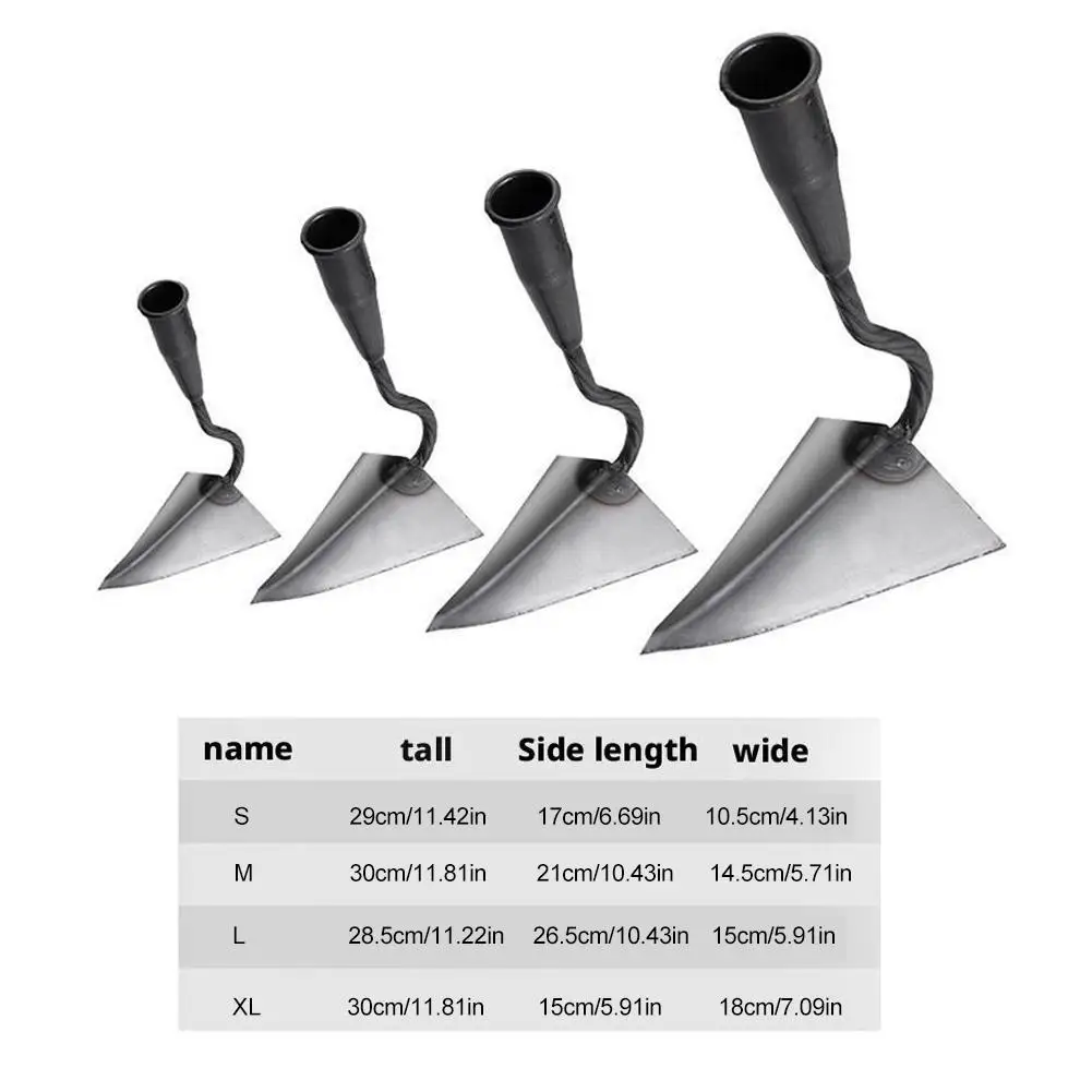 เคล็ดลับขนาดเล็กสามเหลี่ยม Hoe การเกษตร Land เปลี่ยนหลวมดิน Hoe มือไถ/คู่มือไถ Rake Hoe การเกษตร Farming อุปกรณ์