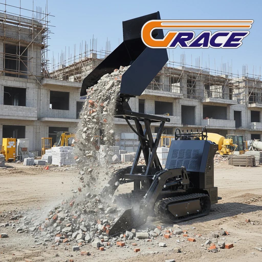 Mini Dumper Truck 700kg EURO 5 EPA Approved High Quality Fast Delivery Crawler Dumper Factory Customize
