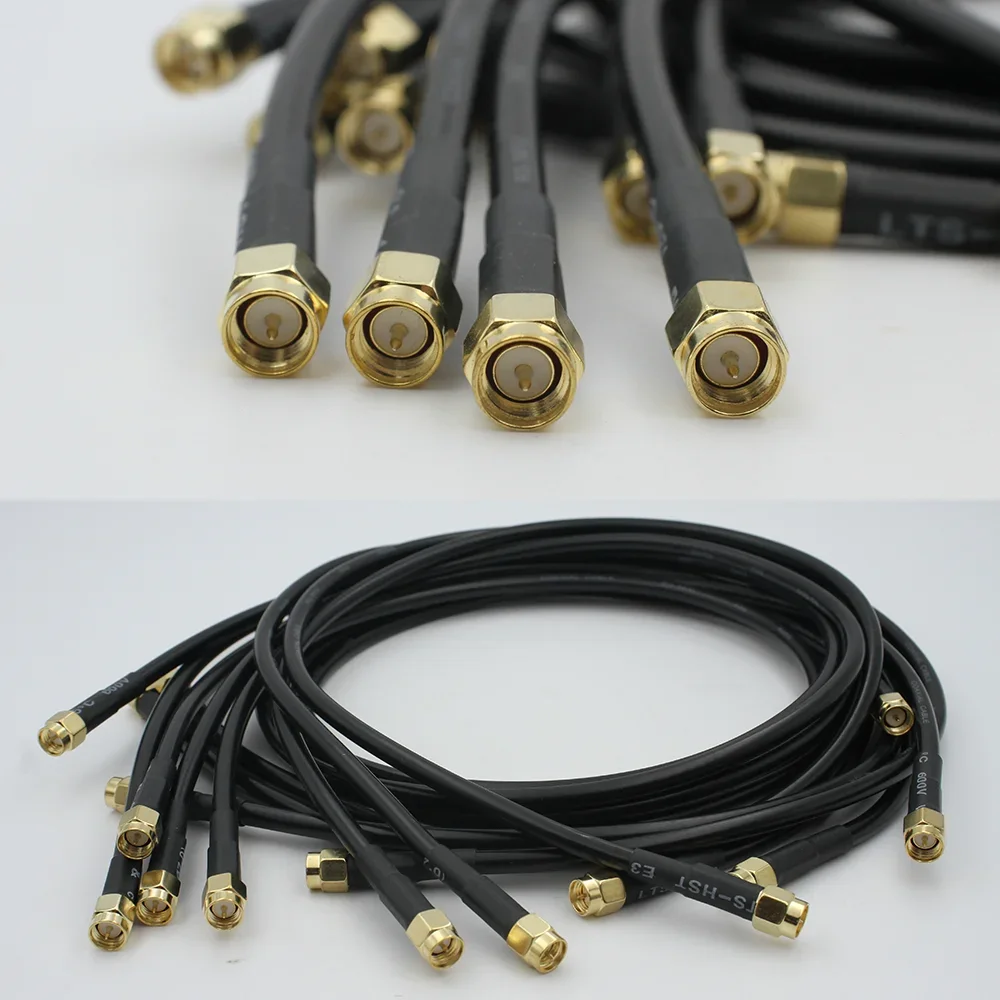 SMA to SMA Cable Male to Male extension jumper RG58 my SMA Antenna cable Pigtail male Adapter Cable For WIFI 3G 4G GSM Antenna