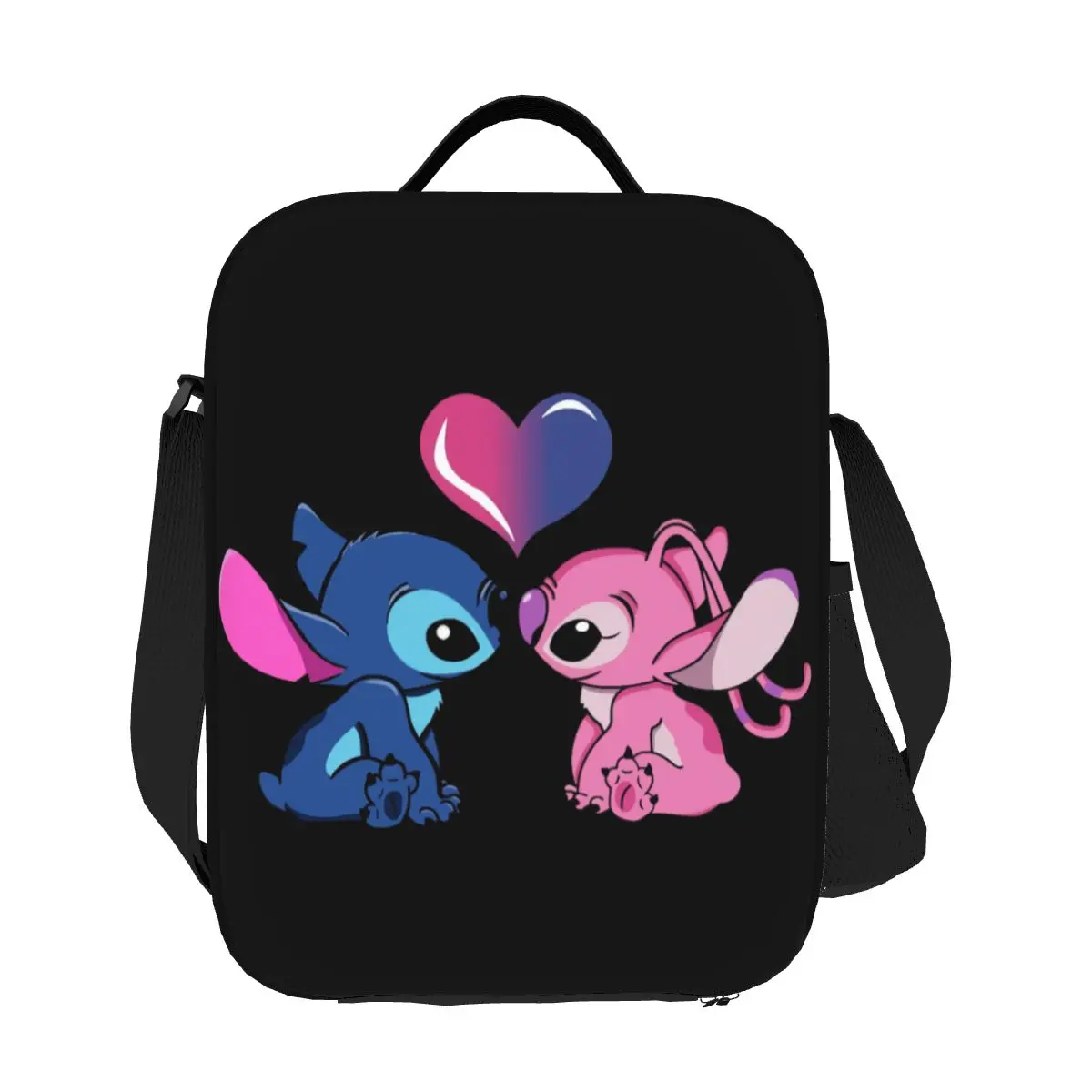 

Пользовательские Lilo Stitch мультфильм аниме манга термоизолированные сумки для обеда женские многоразовые контейнеры для обеда для школы бенто коробка для еды