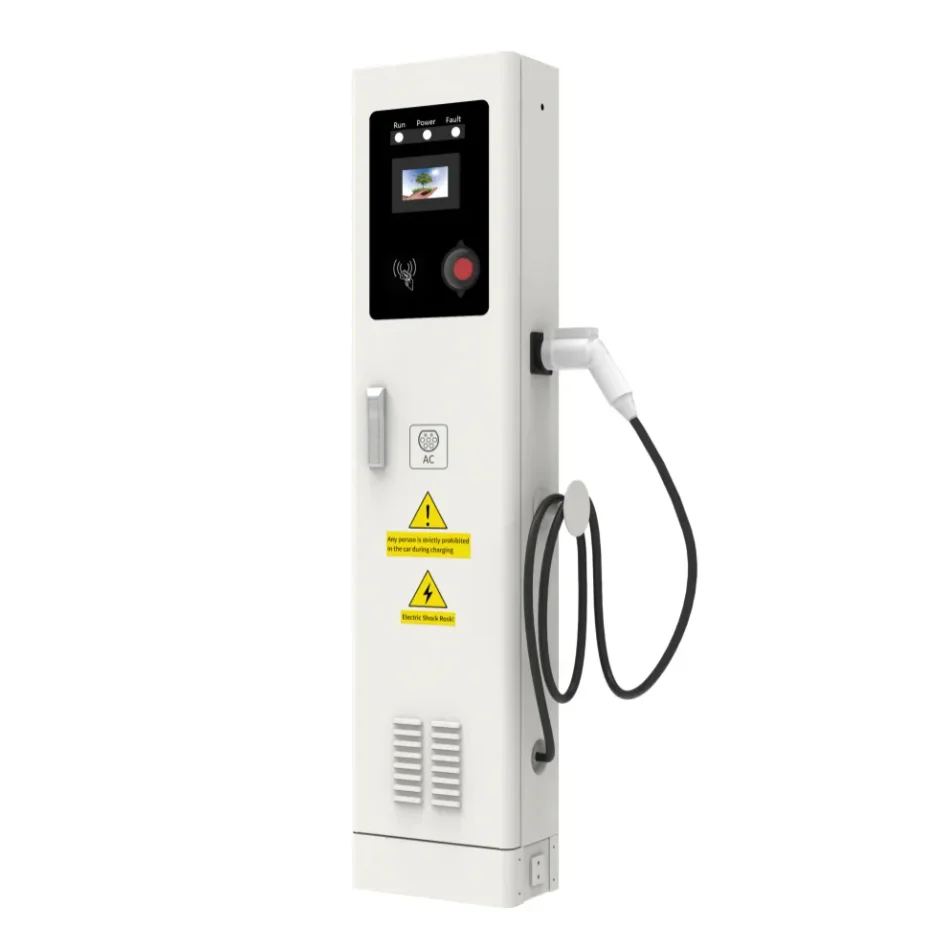 7kw 14kw 11kw Commercial Floor Mounted Gbt Electric Car Evse Charger Fast Ac 22kw Type 2 Piles 44 Kw Level 2 Ev Charging Station