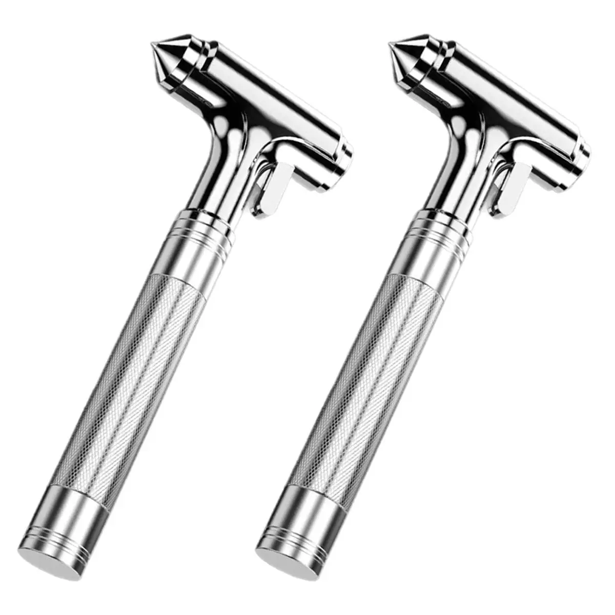 A77K Car Safety Hammer Car Window Breaker Emergency Hammer with Seat Belt Cutter for Auto Rescue Escape Life Saver Hammer 2pc