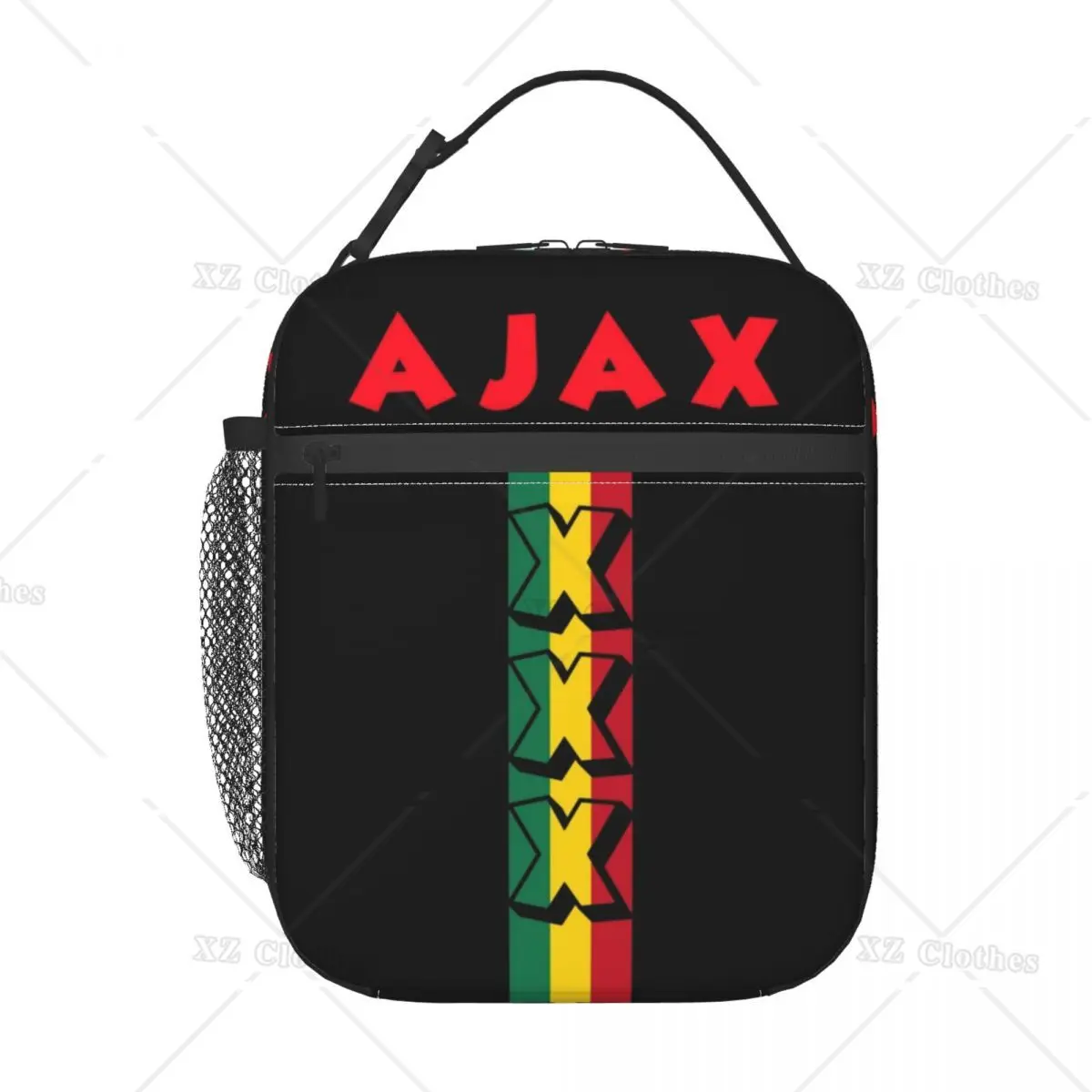 Amsterdam Football Ajax Bob Marley Insulated Lunch Bags for Women Men Kids Work School Trip Three Birds Waterproof Cooler Box