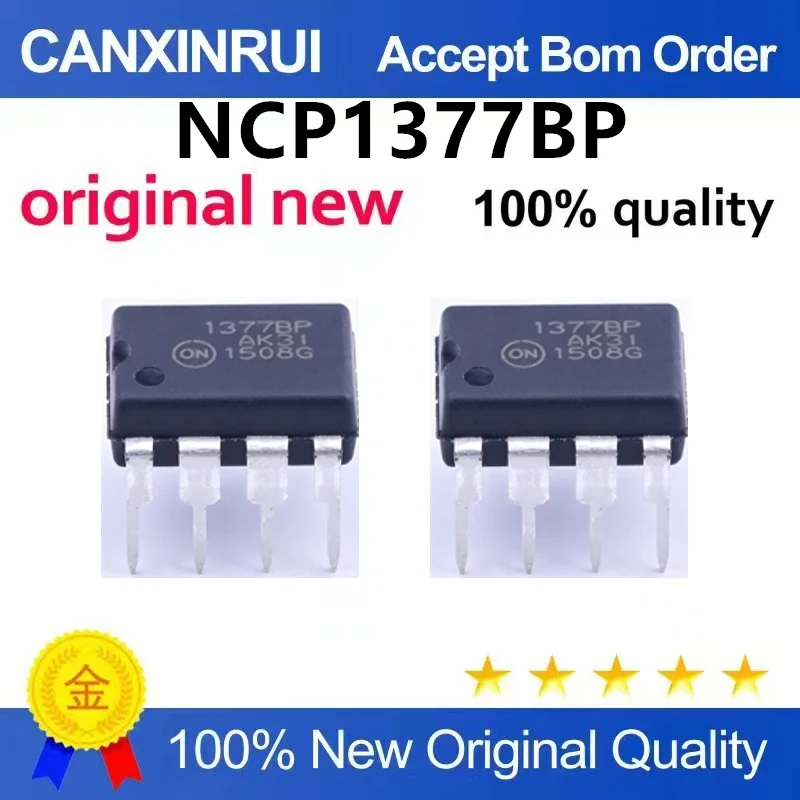 (5pcs-100pcs)New original NCP1377P=NCP1377BP switch power supply control chip direct insertion seal