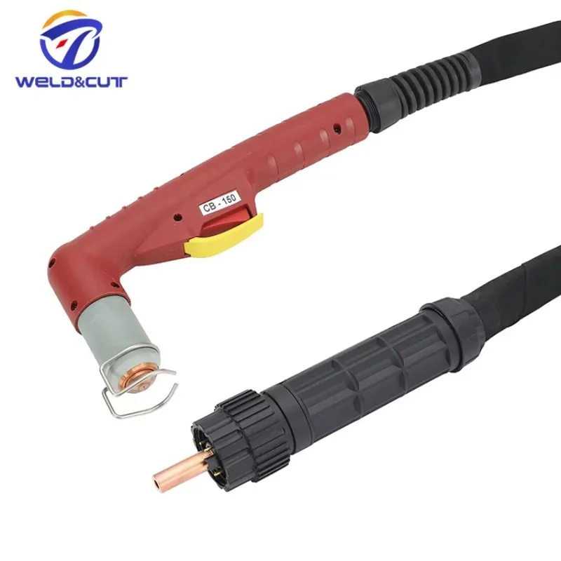 Trafimet CB150 Plasma Cutting Gun Air Cooled Welding Torches With Euro Connector 5 Meters