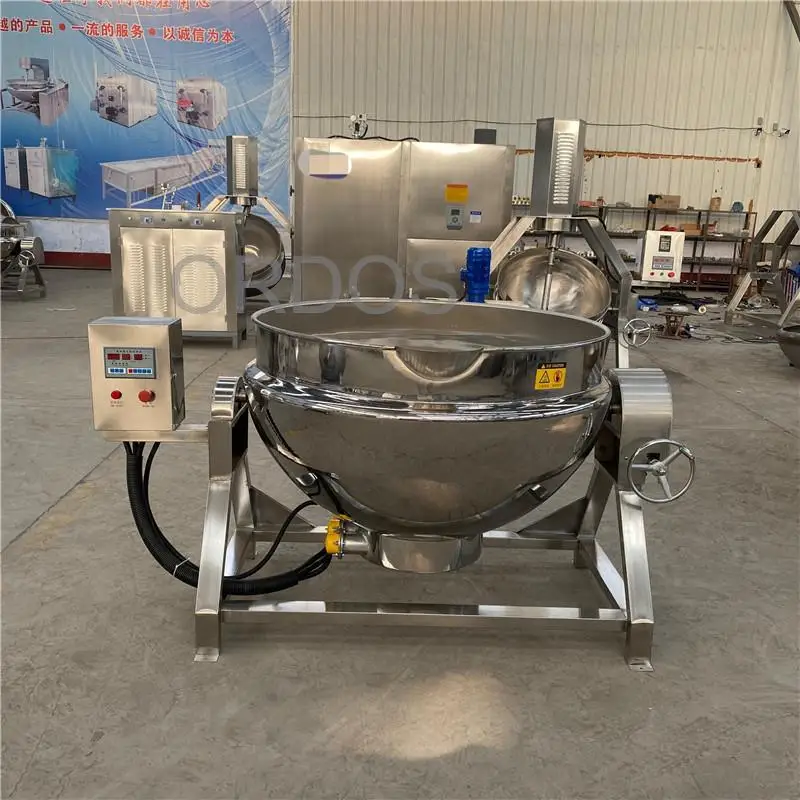 Multi fungsi makanan jaket Pot pemanas mixer Jam Sandwich Pot mengaduk memasak jaket uap bola Pot uap ketel jaket