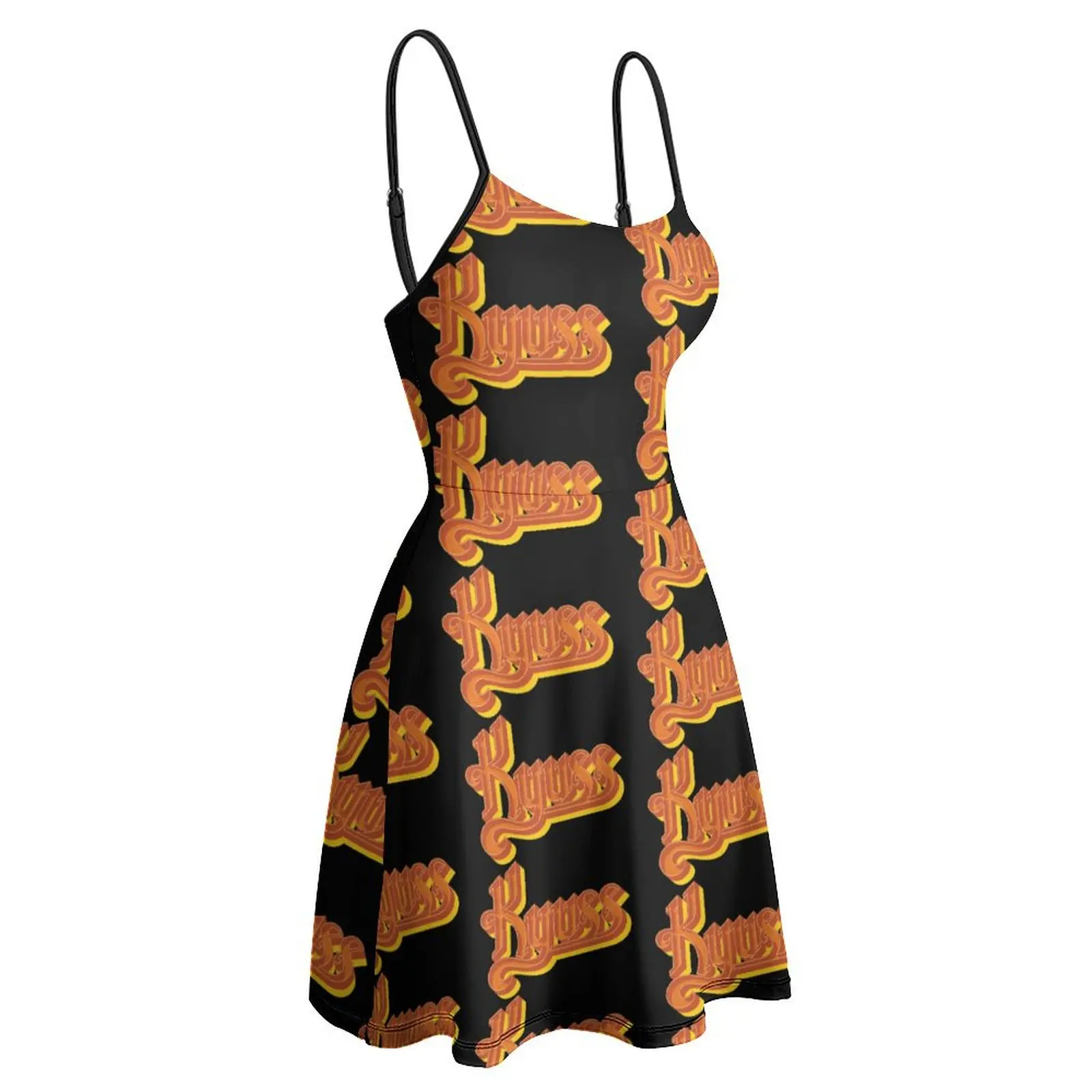 

Heeere S Kyuss Essential женское платье на бретельках с юмором и графическим рисунком, крутое сексуальное женское платье с графикой для вечеринок