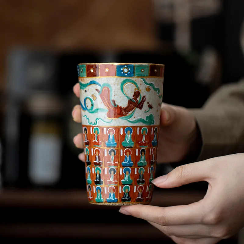 The Coke cup is all handmade, and the teacup will be given as a leader tea set and a first-class tea set gift.