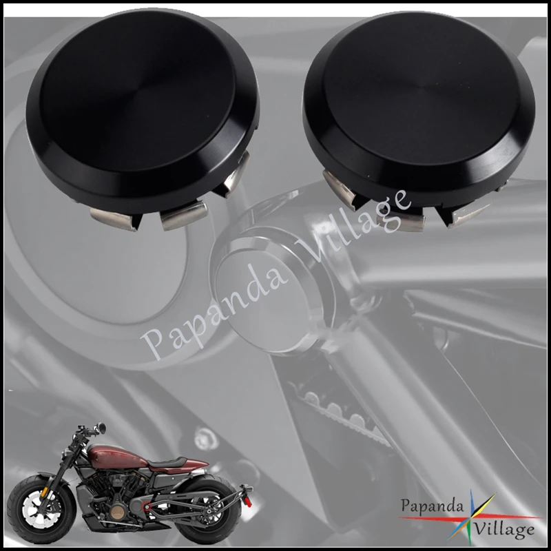 

1 Pair Black Swingarm Pivot Cover Protector For Harley Pan America RA1250 RA1250S Sportster RH1250S 2021 Motorcycle Accessories