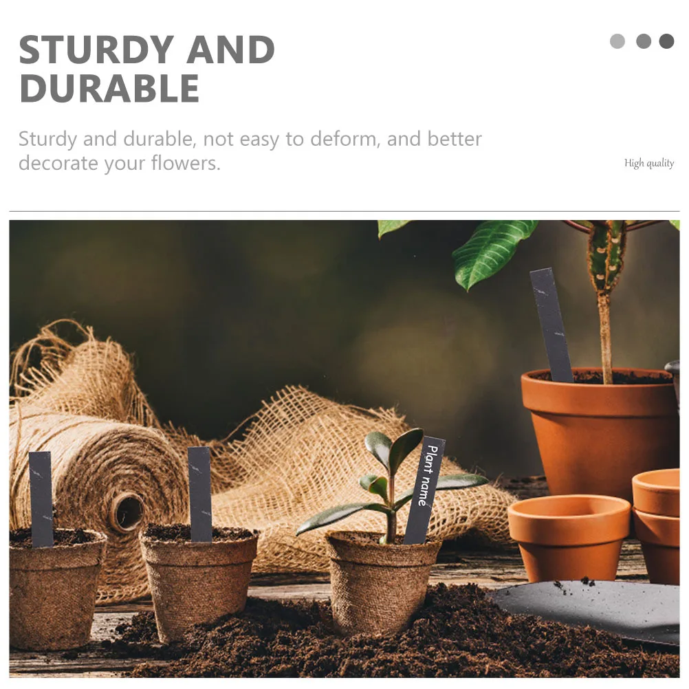 

12Pcs Stone Plant Markers Garden Accessories Garden Decoration Plant Identification Tags Tree Labels