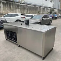 Air Cooling 1000kg Block Ice Bar Block Making Ice Cube Machine Ice Block Making Machine With Solar Panels Customized 5