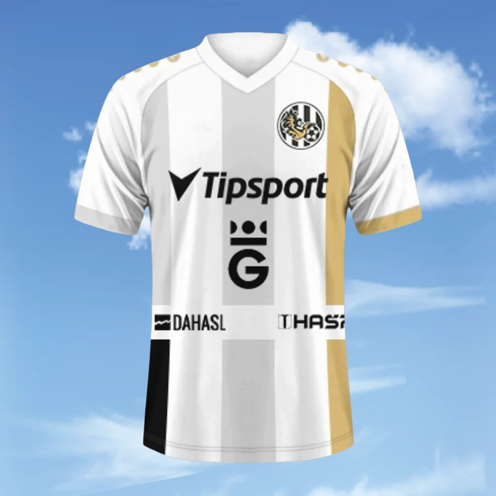 

2025 New Moto Quick-drying Hommes Hradec Kralove Maillot De Football À Manches Courtes Jeunes Enfants Uniforme De Footb