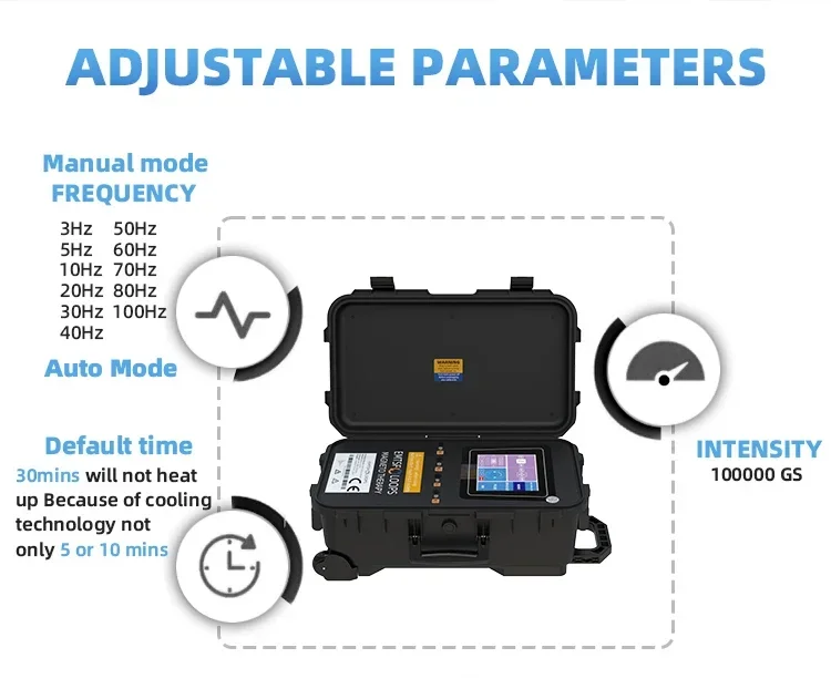 Pemf Loop Horse Magnetic Therapy Deep Oscillation Pulsed Extracorporeal Magneto Therapy Machine PEMF Therapy MAT