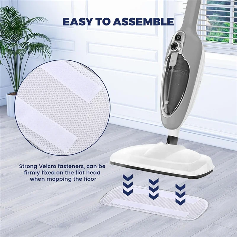 

B88B-6Pack Steam Mop Pads For Neugo NE033/NE033M & Mxnsewr Steam Mop Replacement Pads