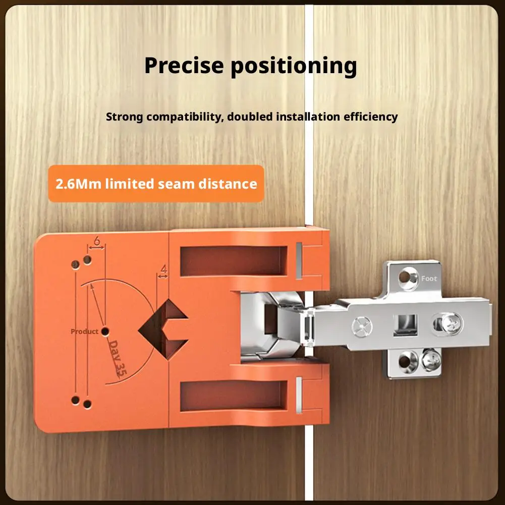 Hinge Installation Positioning With Magnetic Woodworking Quick Installation Aid Point Fixed Plate For Cabinet Door Panel Hinge
