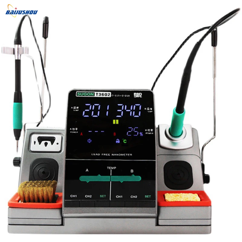 

T3602 Soldering Station JBC C115 C210 Double Station Welding Rework Station For Cell-Phone PCB SMD IC Repair Solder Tools