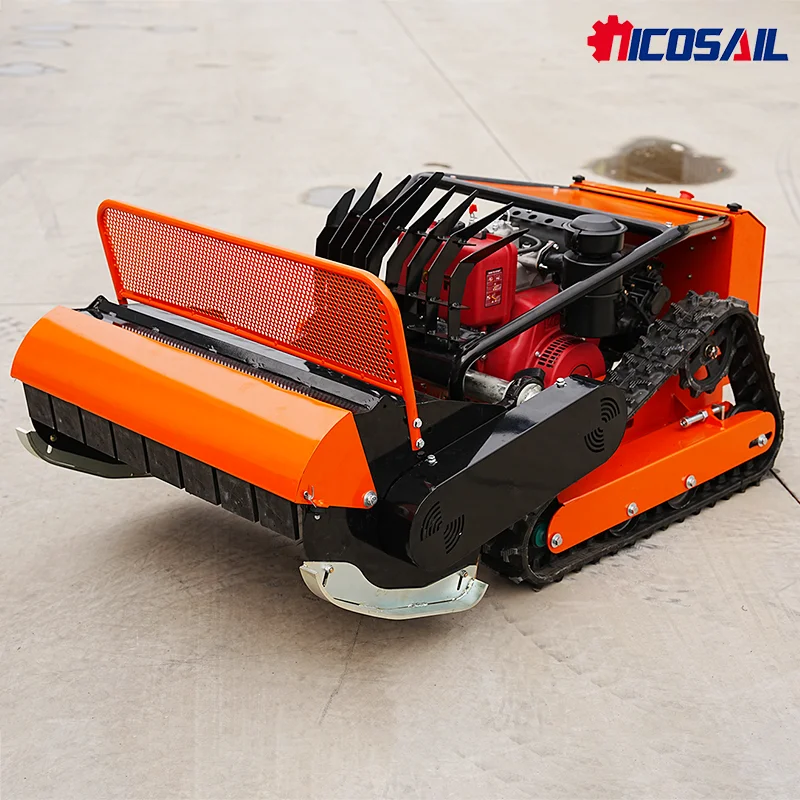 الصناعية الصف 2-السكتة الدماغية 190cc ذاتية الدفع البنزين التحكم عن بعد العشب الانتهازي واسعة القص عرض العشب التقطيع