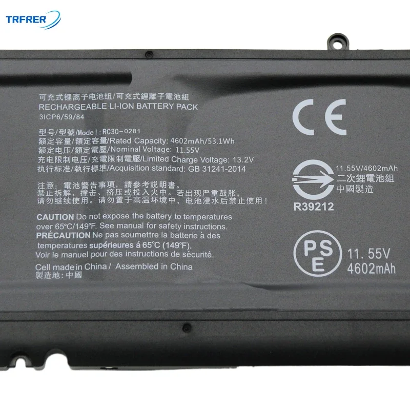 RC30-0281 Laptop battery For Razer Blade Stealth 13 2019/2020 RZ09-0281 RZ09-02812E52 RZ09-0310 03101E72 RC30-0281 ZDIUIU