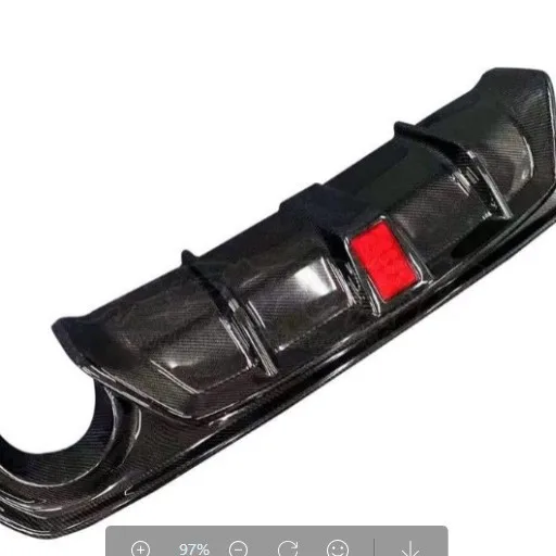 

For Infiniti Q50 Carbon Fiber Rear Lip with Light Rear Diffuser Surround Modified Auto Parts