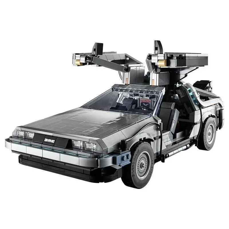 Back to the Future Time Machine 1:10 1872PCS Compatible 10300 Building Blocks Technical Car Bricks Construct Toys Birthday Gifts