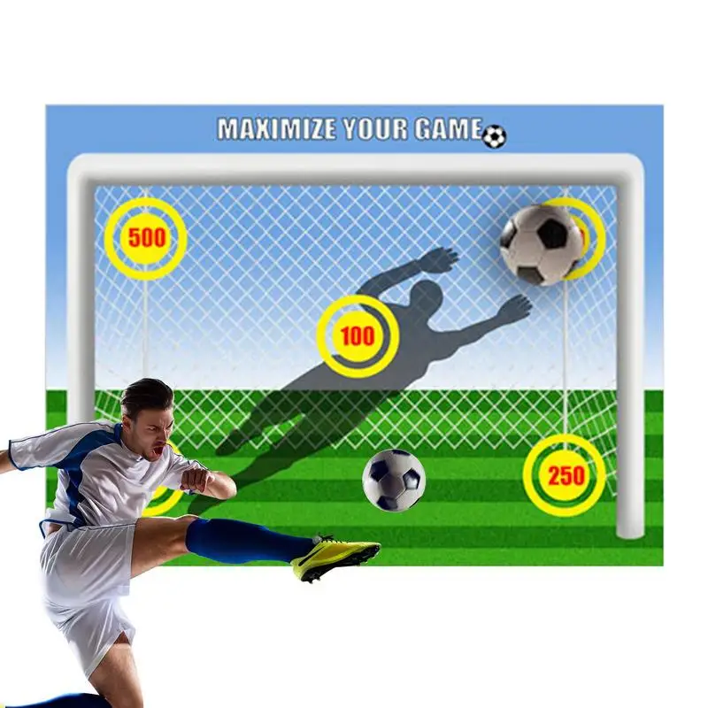 

Footstep Training Mat Toss Soccer Goal Game Soccer Toys Games Backyard Toss Soccer Goal Game Soccer Trainer Pad Toss For Kids Bo