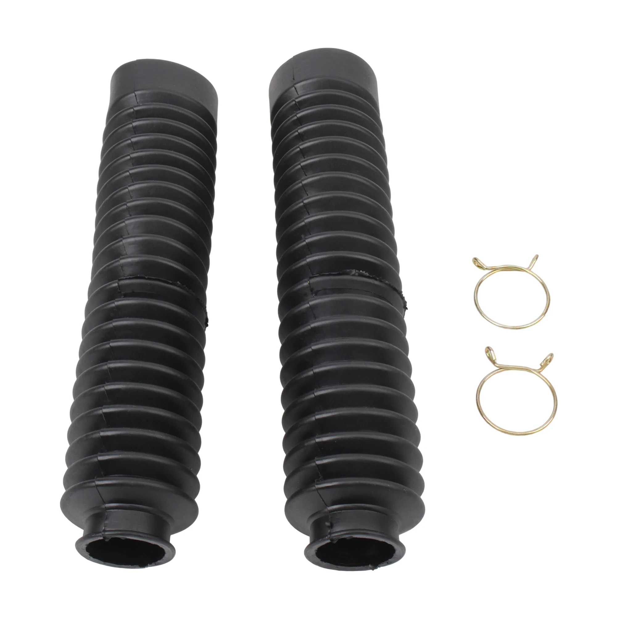 2 Stück Motorrad Gummi Vorderradgabel Staubschutzabdeckung Gabelbalgen Gamaschen für HONDA CRF150F XL250 Kawasaki XG250 XT225 – Detail 3