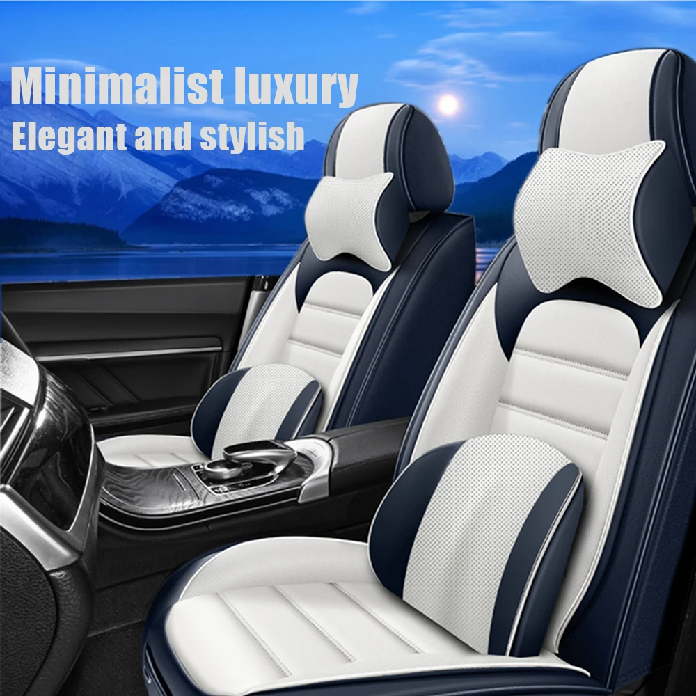 

Seat Covers for Corolla - Premium Leather Full Set, Custom Fit 2009-2023 Models, All Seats Protection