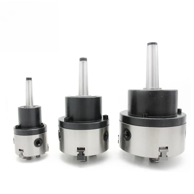Taper Shank Rotary Chuck Flange 3 Jaws 4 Jaws 100mm 125mm 160mm 200mm Jaw Chuck for Grinders and Lathes