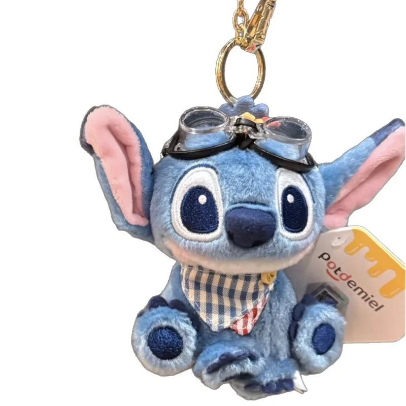 2025 Nieuwe Cartoon Stitch Pluche Pop Kawaii Rugzak Hanger Sleutelhanger Autosleutel Accessoires Creatieve Kinderen Verjaardagscadeau