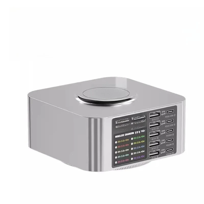 Desktop multi-port fast charging charger single port 140W power support PD wireless fast charging X-POWER