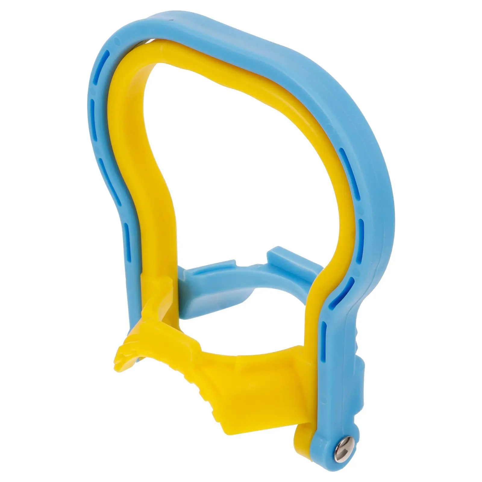 

Plastic Water Lifter Blue Yellow Large Bucket Handle Smooth Surface No Burrs Home Office Kitchen Bar Use Reliable