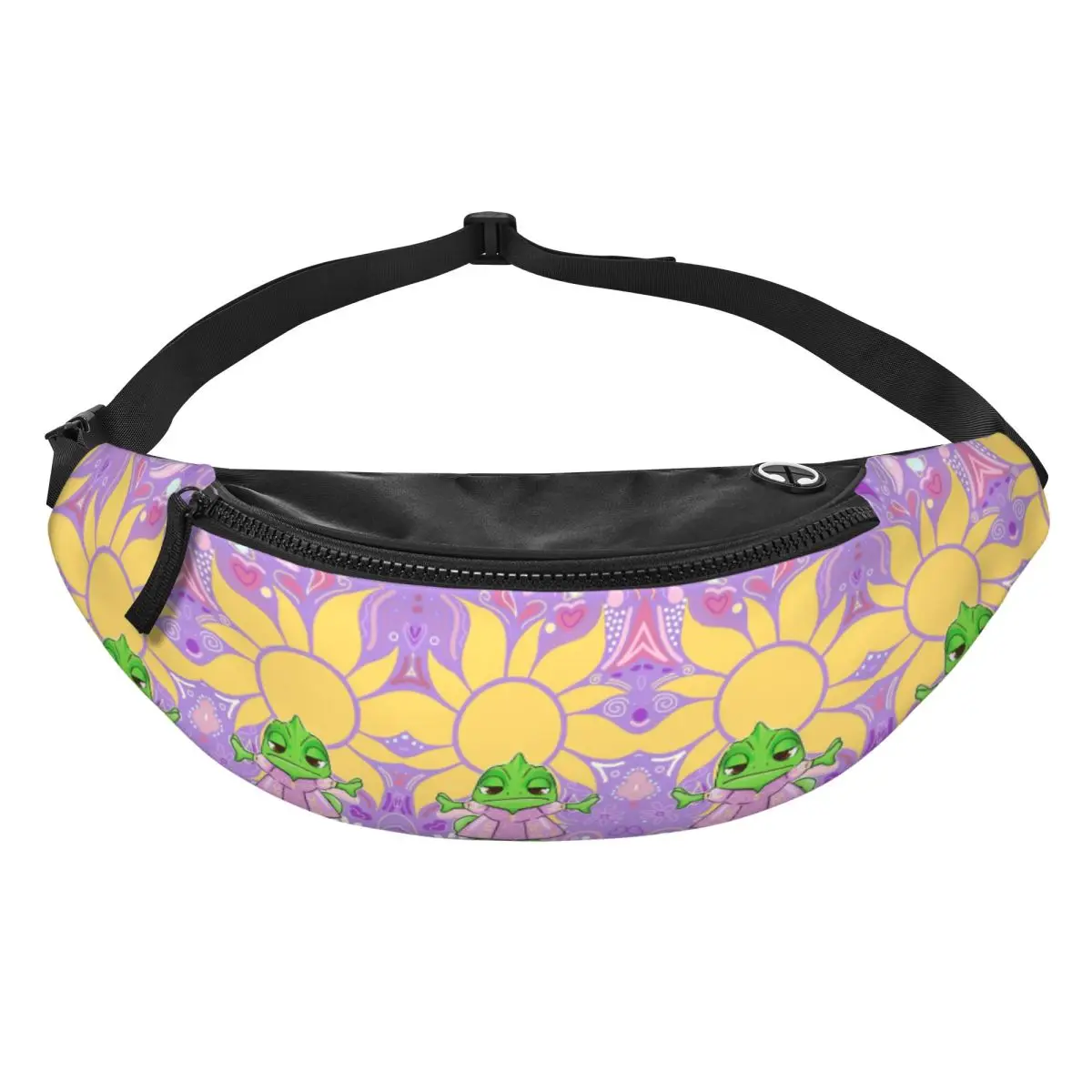 

Custom T-Tangled Fanny Bag Cartoon Funny Crossbody Waist Pack Women Men Running Phone Money Pouch