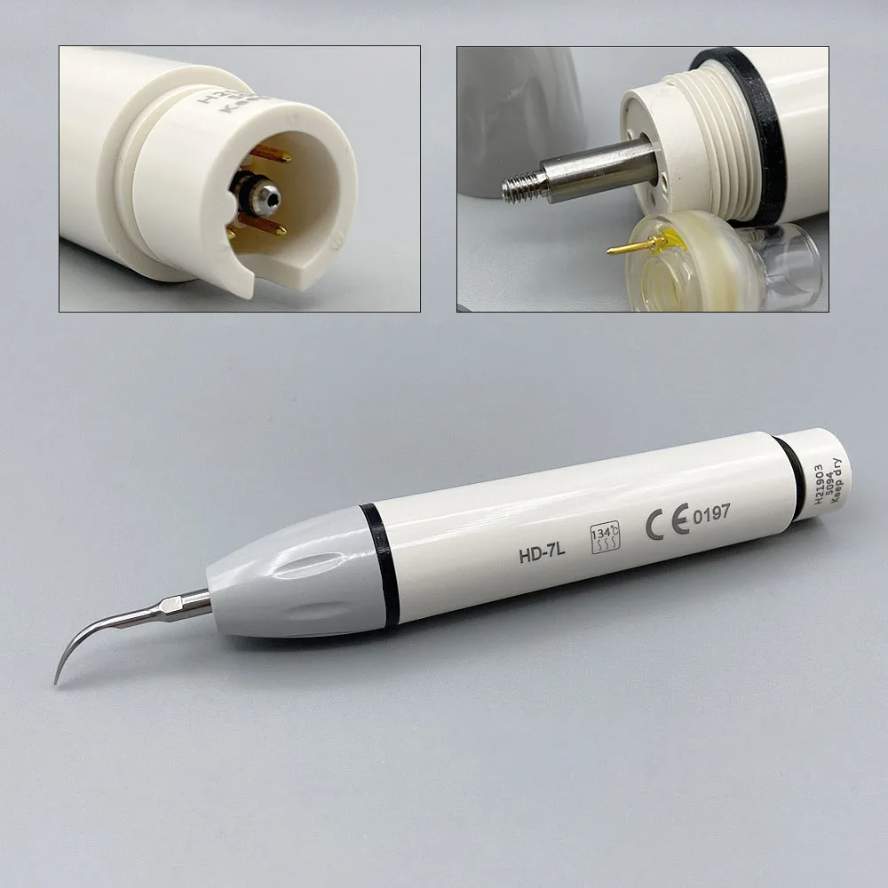 

Woodpecker DTE Dental Ultrasonic Piezo Scaler Handpiece LED Light HD-7L Fit SATELEC ACTEON NSK Scaling Tips Teeth Whitening