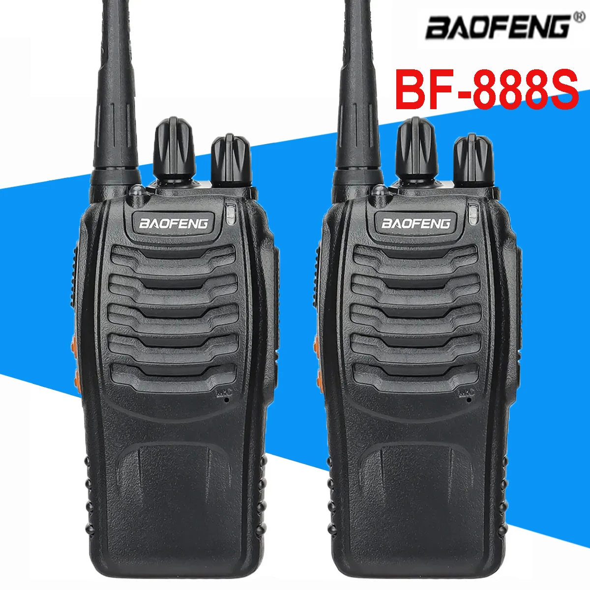 2/4 шт. рация Baofeng BF-888S UHF 16CH BF888S 2-сторонняя любительская портативная радиоприемопередатчик приемник BF 888S для строительства отеля