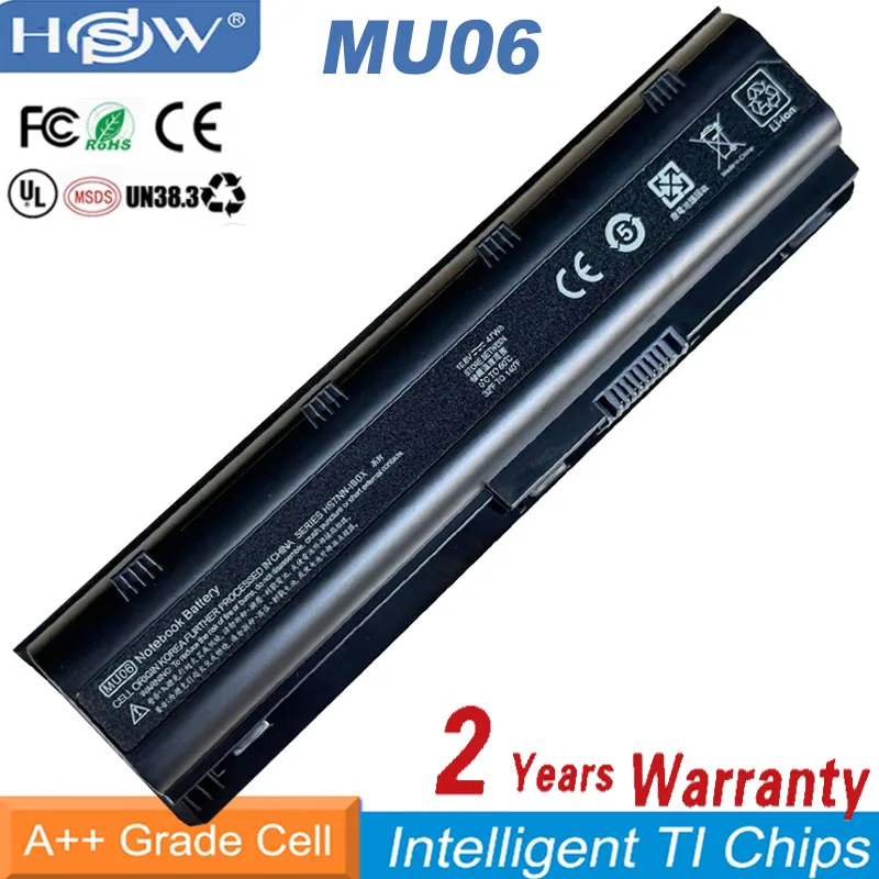 

Новый аккумулятор MU06 для ноутбука COMPAQ CQ430 CQ630 Presario CQ32 CQ42 CQ43 CQ56 CQ56z-200 CTO CQ57 CQ62