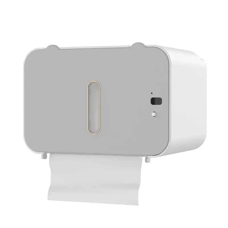 Induction Holder Shelf Automatic Paper Out WC Paper Rack Wall-Mounted Toilet Paper Dispenser Tissue Holder Bathroom Accessories